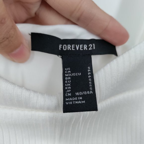 Forever 21 Midi Dress, White, Small - Picture 5 of 11